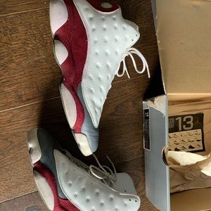 Michael Jordan air Nike 13s burgundy grey white 12
